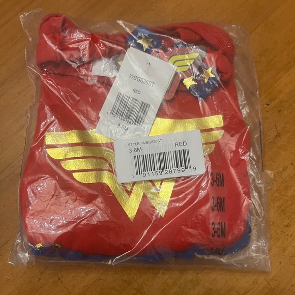 baby girl Long Sleeve Spider girl Wonder Woman Bodysuit clothes 3-6 months NWT - Picture 3 of 5